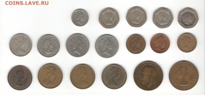 Монеты Великобритании. ФИКС цены. - Англия 2