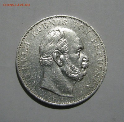 Пруссия. Вильгельм I. 1 ТАЛЕР 1871 года. До 30.01.2019 - 1тал1871.JPG