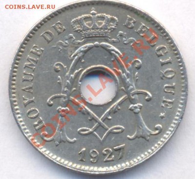 Бельгия  10 центов 1927 г.До 7.06.11 г. 20-00 МСК. - Бельгия 27