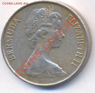 Бермудские о-ва 5 центов 1975 г.До 7.06.11 г. 20-00 МСК. - Бермуды 75.1