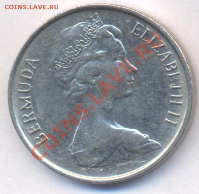 Бермудские о-ва 5 центов 1984 г.До 7.06.11 г. 20-00 МСК. - Бермуды 84.1