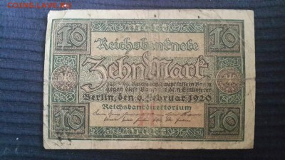  30.01.19 в 22:00 - Германия10марок1920.