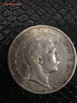 5 марок 1907 ГЕРМАНИЯ ПРУССИЯ до 31.01.19 в 22.00 - P90128-220226