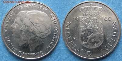 Нидерланды 1 гульден 1980 - Нидерланды 1 гульден 1980    8258