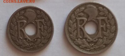 5, 10 сантимов Франции. 1918, 24 г.г. Ок. 31.01.19г. в 22.1 - 5 - 10.а