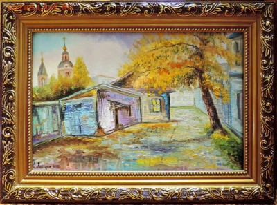 Картина Старый московский дворик - FSCN7465