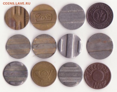 Телефонные жетоны 12 шт - Рисунок (376)