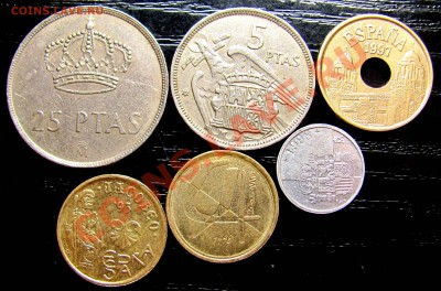 A36 Подборка монет Испании, 6 шт. до 11.06 в 21°° - A36 Spain 6 pcs_2
