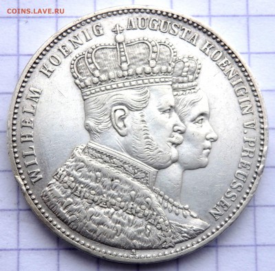 Пруссия Талер Коронация 1861 года до 01.02.2019 22-00 - P1290397.JPG