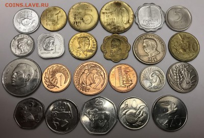 23 монеты UNC Азиатских, Африканских стран и стран Океании - BF36A429-3C22-4193-90AC-C9874A61AD68