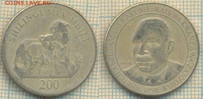Танзания 200 шиллингов 1998 г., до 06.02.2019 г. 22.00 по Мо - Танзания 200 шиллингов 1998  5031