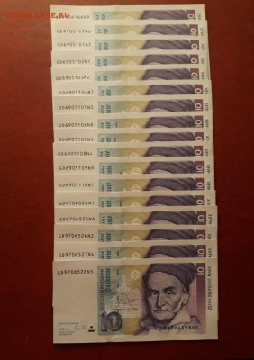 ФРГ 10 марок 1993 UNC 31 штука - IMG-20190122-WA0004