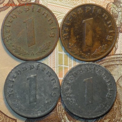 Рейх 1р.пф 1939А,40J.43D.43E 06.02.19 в 22-00 - DSC05106.JPG