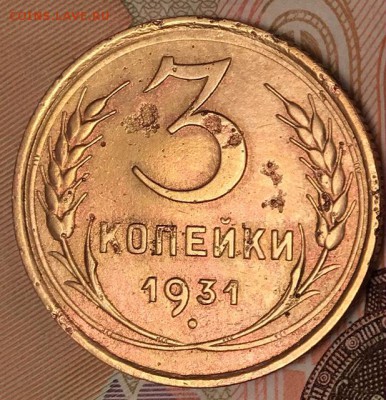 3 копейки, 1931, Перепутка,  до 07.02.2019 г. - IMG_3973