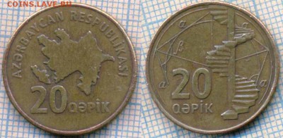 Азербайджан 50 гяпиков 2006 г., до 07.02.2019 г. 22.00 по Мо - Азербайджан 20 гяпик 2006  2309