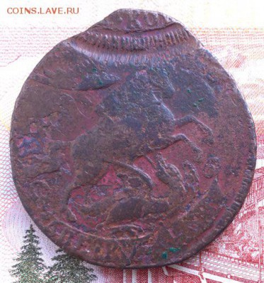 2 копейки 1757 года с двойным ударом - 66433DA7-4881-436D-BCCB-3AF235F949AF