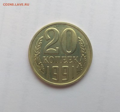 20 копеек 1991 без букв с остью 07.02.2019 в 22.00 по Москве - 108619839 (7)