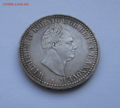 ГАННОВЕР. 1 ТАЛЕР 1837 А. Вильгельм IV (Британия и Ганновер) - 1тал1837 (2).JPG