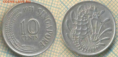 Сингапур 10 центов 1971 г., до 07.02.2019 г. 22.00 по Москве - Сингапур 10 центов 1971  5075