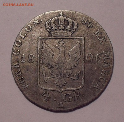 4 гроша 1806 г. Пруссия, Фридрих-Вильгельм-3. До 3.02.2019. - SDC12661.JPG