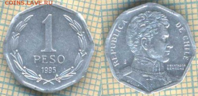 Чили 1 песо 1995 г. , до 07.02.2019 г. 22.00 по Москве - Чили 1 песо 1995  4896