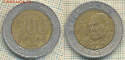 Чили 500 песо 2002 г., до 08.02.2019 г. 22.00 по Москве - Чили 500 песо 2002  4985