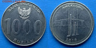 Индонезия  - 1000 рупий 2010 года до 8.02 - Индонезия 1000 рупий 2010