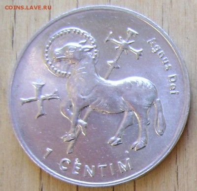 Андорра 1 сентим 2002 UNC до 6.02.2019 в 21.00 - Андорра 1