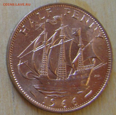 2 пенни 1966 UNC до 6.02.2019 в 21.00 - Великобритания 13