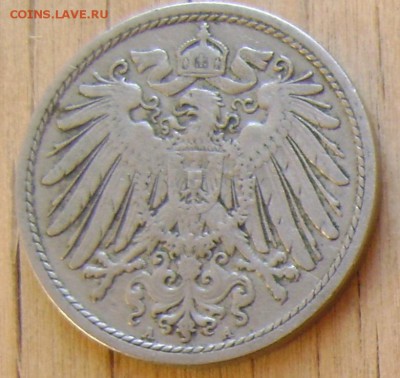 Германия 10 пфеннигов 1900 до 6.02.2019 в 21.00 - Германия 1а