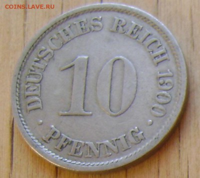 Германия 10 пфеннигов 1900 до 6.02.2019 в 21.00 - Германия 1