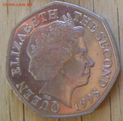 Джерси 50 пенсов 1998 до 6.02.2019 в 21.00 - Джерси 2а