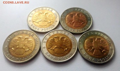 КК комплект 5 монет 1993 г. 06.02. 22.00 - 20190203_155826