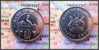 Уганда 50 центов, 1976 - 4