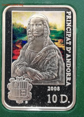 Андорра 10 динар 2008г."Леонардо да Винчи" до 10.02старт200₽ - IMG_20190127_202704
