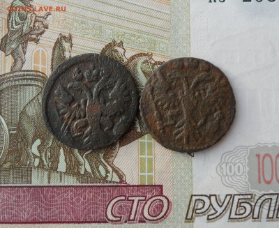 Две Полушки 1731 года(перечеканы), до 10.02.19 в 22.00 мск - 222.JPG