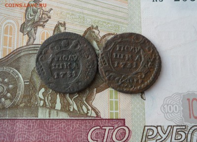 Две Полушки 1731 года(перечеканы), до 10.02.19 в 22.00 мск - 111.JPG