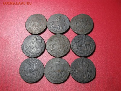 лот 9 двушек Елизаветы 1757,58,61г. - IMG_1170.JPG