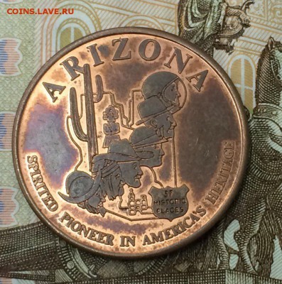 жетон Arizona Mining Association 08.02.2018 22:00 - жет