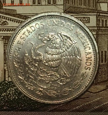 50 песо (pesos) 1987, Мексика раскол штемпеля до 8.02.2019 - 50пе