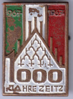 ГДР Abzeichen 1000 Jahre Zeitz 1967 до 10.02.19 г. в 23.00. - 009