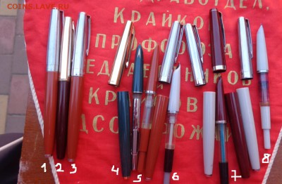 Авторучки  чернильные   8 шт прошлый     до 7.2  в 21-45 мск - DSC01744.JPG