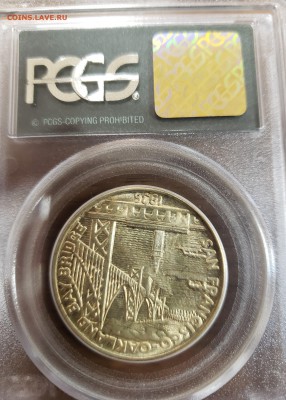 50 центов США Bay Bridge PCGS MS64 до 10.02 22.00 Мск - Bay2