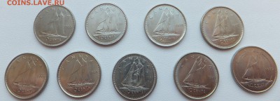 на оценку набор монет США 1971, набор монет Канады 1976 + - DSCF6564.JPG