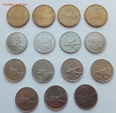 на оценку набор монет США 1971, набор монет Канады 1976 + - DSCF6558.JPG
