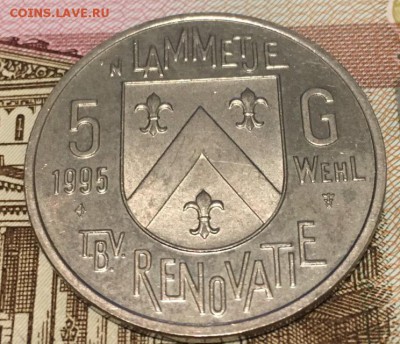 5 G 1995 van lamsweerde Жетон до 8.02.2019 22:00 - жетон