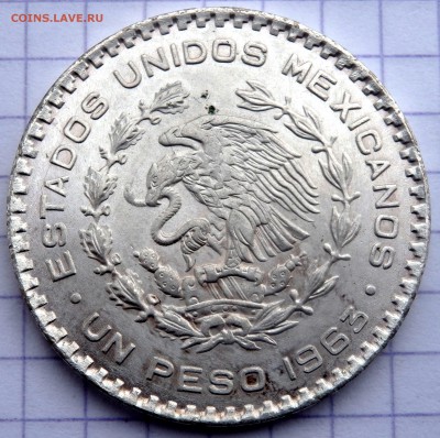 Мексика 1 песо 1963 года до 07.02.2019 22-00 - P1290415.JPG