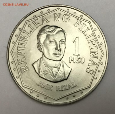 1 песо Филиппины 1975 UNC с 1 рубля - 5640F318-0FD7-4DC4-9B96-77FB39B7E8A0
