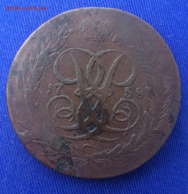 5 копеек 1758,1760 (2шт.) Елизавета. До 8 февраля 22-00 - 88AA823C-011E-4F33-AA01-762E2A29B5C1