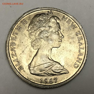 50 центов Новая Зеландия 1967 Корабль UNC с рубля - 06B3ABCA-619A-4AF2-BFD4-1EA6DF090293